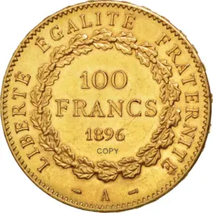 French Third Republic Replica Coin 1896 30mm 1oz 4 H84e2109a005b42318d19634a507706b0j