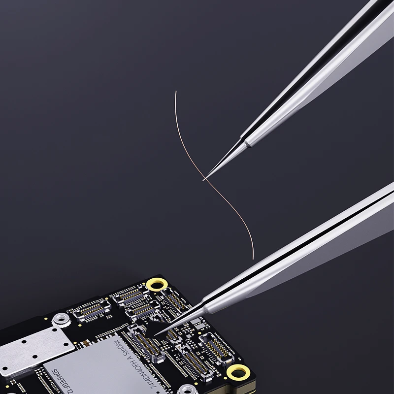 Premium Stainless Steel Precision Tweezers 6 Premium Stainless Steel Precision Tweezers - Image 6