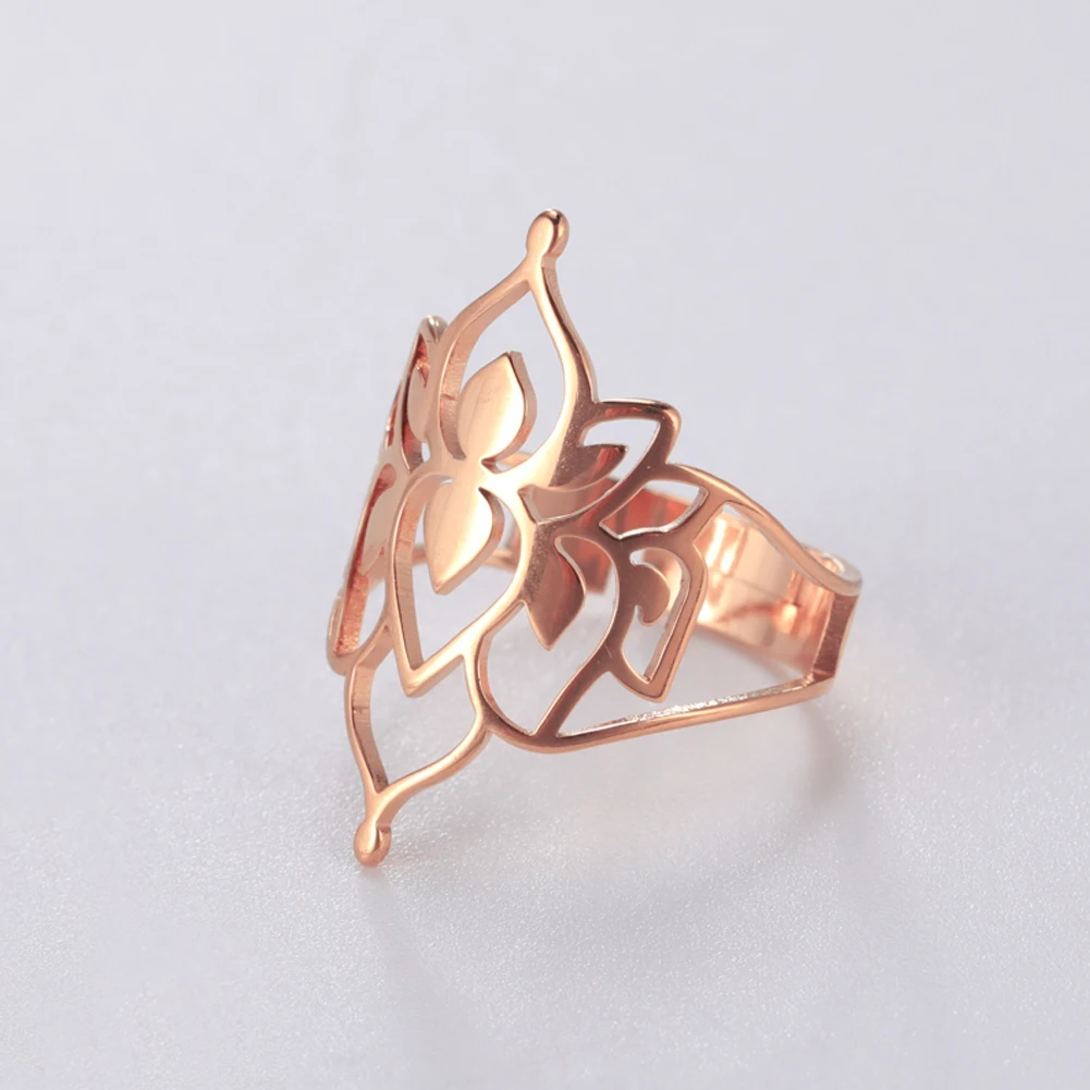 Vintage Floral Filigree Adjustable Ring for Women 6 Vintage Floral Filigree Adjustable Ring for Women - Image 6