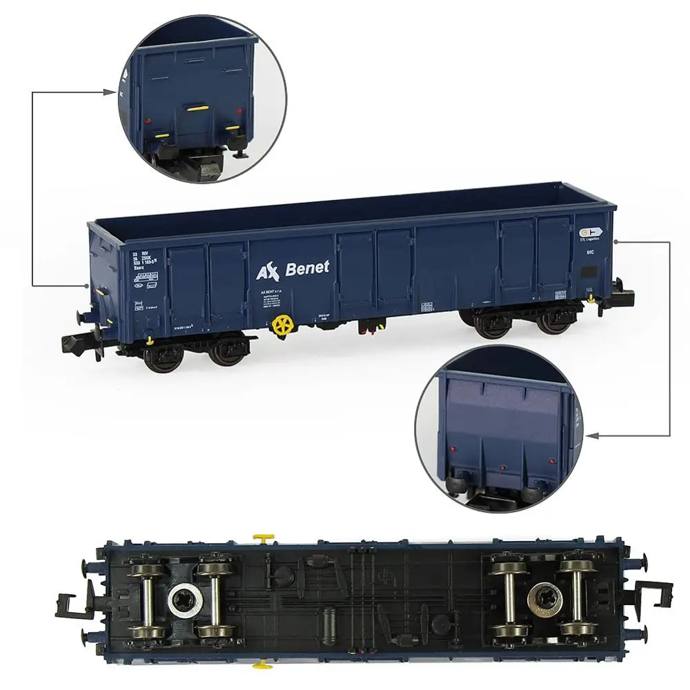 Evemodel 1:150 Scale Gondola Car for N Gauge 2 Evemodel 1:150 Scale Gondola Car for N Gauge - Image 2