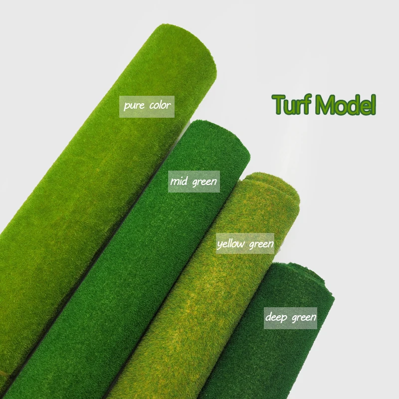 Miniature Artificial Turf Mats 25x25cm in 6 Colors 2 Miniature Artificial Turf Mats 25x25cm in 6 Colors - Image 2