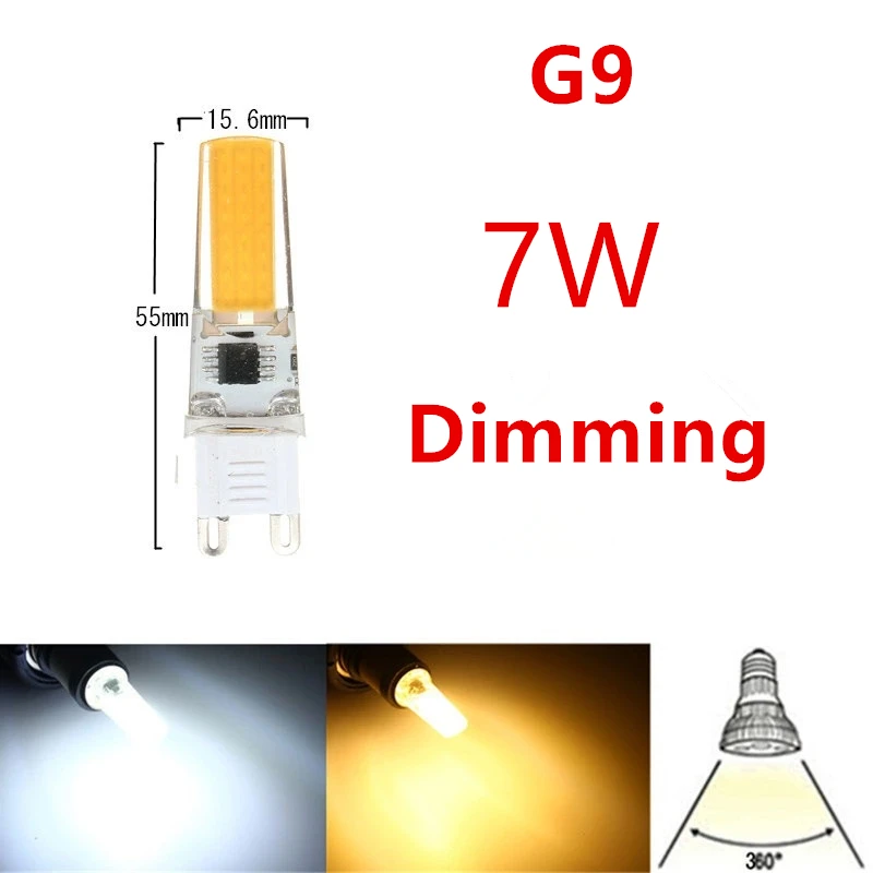 Modern G9 LED Bulbs, 3W/5W, 2000 Lumens 3 Modern G9 LED Bulbs, 3W/5W, 2000 Lumens - Image 3