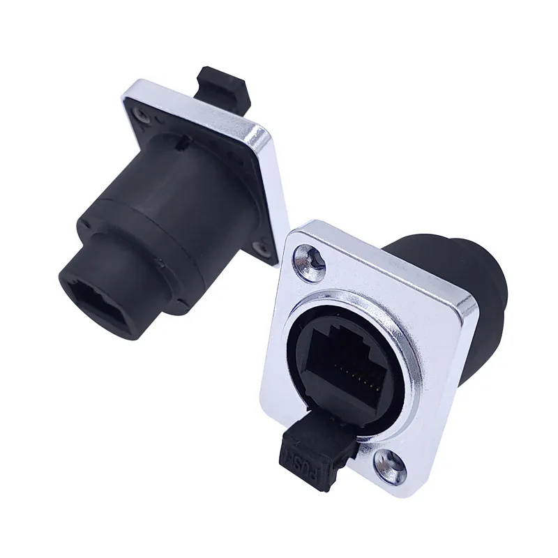 IP65 Waterproof RJ45 Panel Mount Connector 2 IP65 Waterproof RJ45 Panel Mount Connector - Image 2