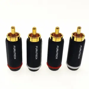 High-Performance Gold & Rhodium RCA Connectors Set 11 H8973cd1900024d019a22fedb2b6fae26R