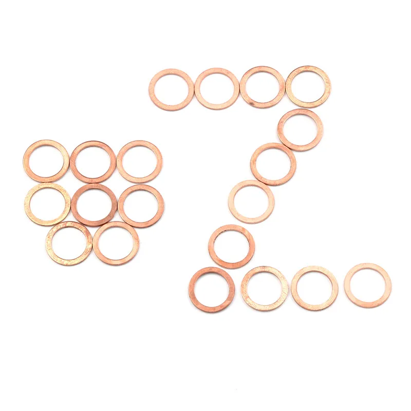 Set of 20 Copper Washers for Sealing 5 Set of 20 Copper Washers for Sealing - Image 5