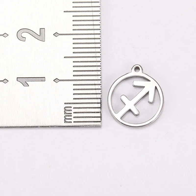 Zodiac Stainless Steel Charm Collection 6 Zodiac Stainless Steel Charm Collection - Image 6