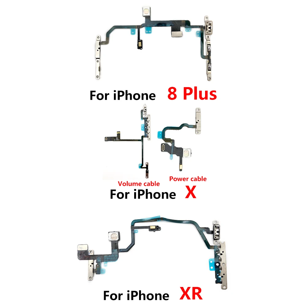 Flex Cable Set for iPhone 7, 8 Plus, X, XR, XS Max 4 Flex Cable Set for iPhone 7, 8 Plus, X, XR, XS Max - Image 4