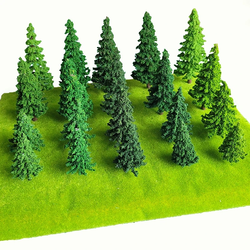 Miniature Pine Trees Set for Dioramas 6 Miniature Pine Trees Set for Dioramas - Image 6