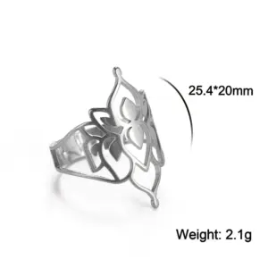 Vintage Floral Filigree Adjustable Ring for Women 17 H8acf77e162c040bf9cb6b00be841e974P 2