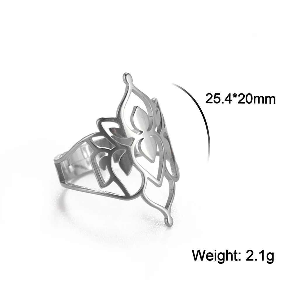 Vintage Floral Filigree Adjustable Ring for Women 8 Vintage Floral Filigree Adjustable Ring for Women - Image 8