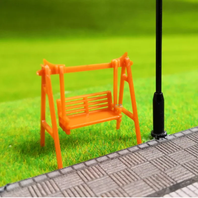 1/87 HO Scale Orange Park Swing Bench 2 1/87 HO Scale Orange Park Swing Bench - Image 2