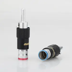 Premium Silver-Plated Banana Speaker Plugs (Set of 8) 10 H8d306e4f5adf407ca96ffafd79622a54O