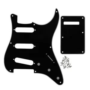 Vintage Black Pickguard Set for Stratocaster
