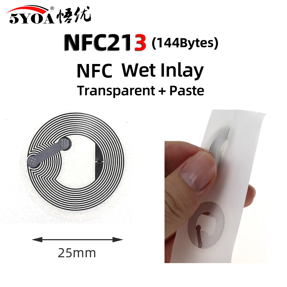 NFC Sticker Tags Set, 25mm, 100 Pack 5 NFC Sticker Tags Set, 25mm, 100 Pack - Image 5