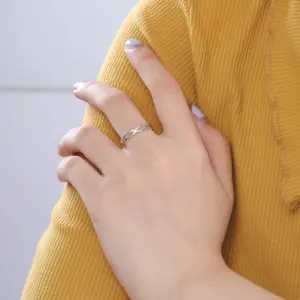 Geometric Hollow Ring for Women 7-13 11 H8eab5ff28f1d419fa0be75172a26d09bW