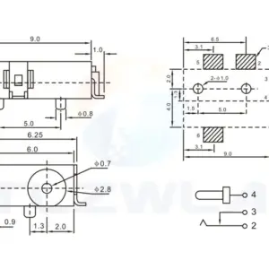 10-Pack Female DC-056 Power Connectors for Devices 11 H8f15a5694872478c805f6d924ea93f33m