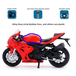 Vibrant Blue Suzuki GSX-R1000 Model 1:18 Scale 10 H8f1dd0d3d3804efaa0fac2fe9bdb6621Z