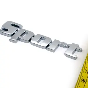 Chrome 3D Sport Emblem for Cars 6 H91690e0946d14dd69752683603895410J