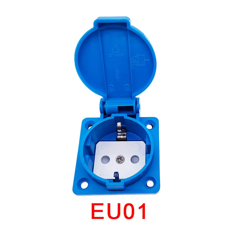 Waterproof Industrial Socket 250V, 10-16A 7 Waterproof Industrial Socket 250V, 10-16A - Image 7