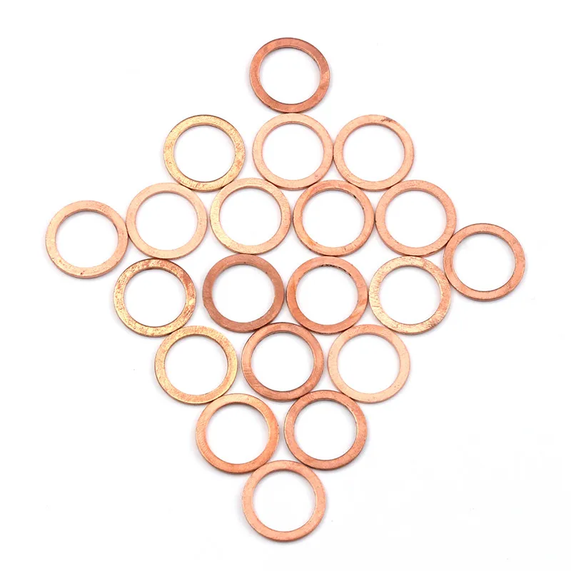 Set of 20 Copper Washers for Sealing 3 Set of 20 Copper Washers for Sealing - Image 3