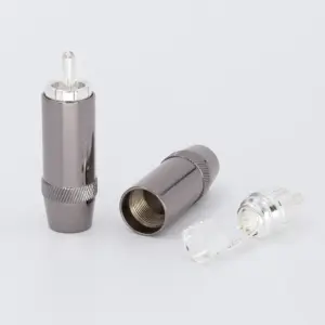 Silver Plated RCA Connectors - Set of 4 9 H943429b2b4bc40e5bd2ab39cf21810deV