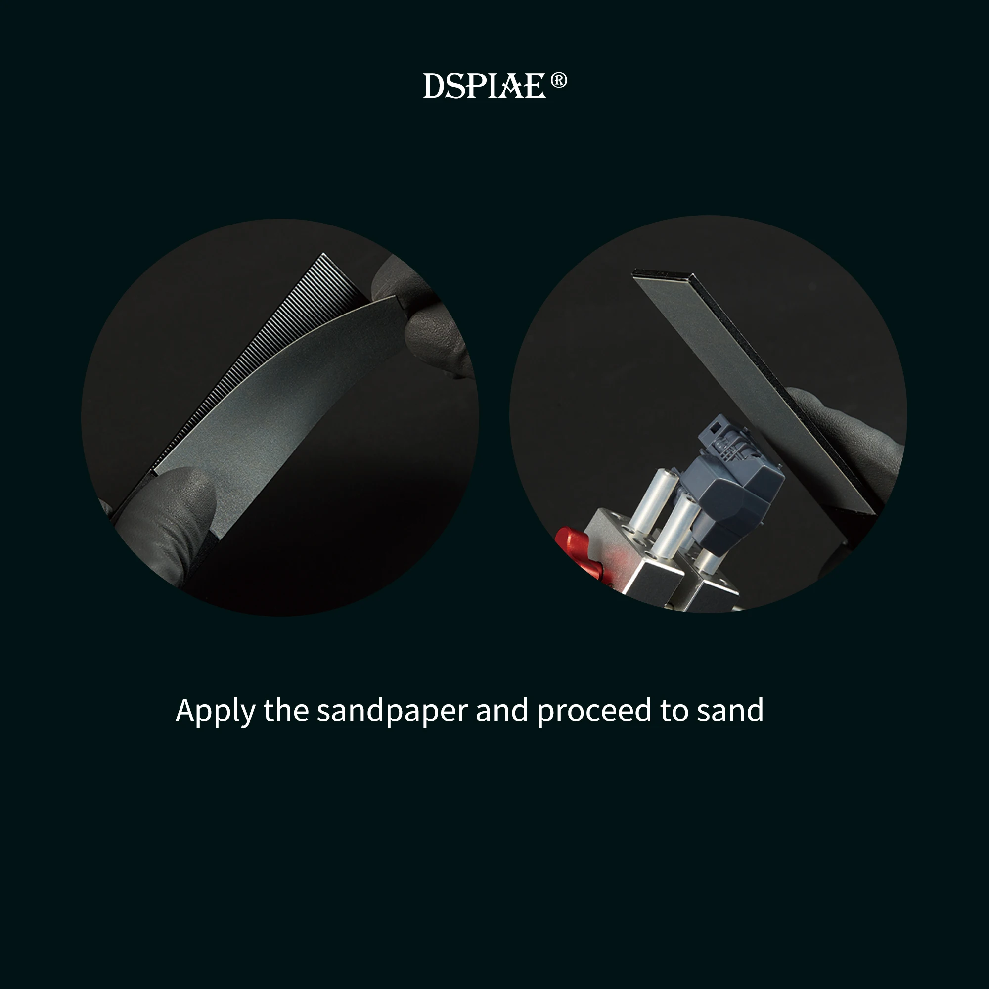 DSPIAE Double-Sided Aluminum Sanding Plate - 3 Colors 5 DSPIAE Double-Sided Aluminum Sanding Plate - 3 Colors - Image 5