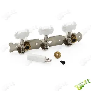 White Plastic Classical Guitar Tuning Machine Head 8 H95788b9551414f53b2314e759b0d54b7m
