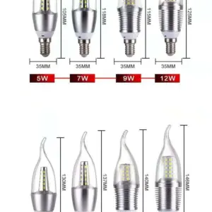 Elegant LED Candle Bulb Set for Home Lighting 11 H98f77bfe8ff54358b60daa357cc706a2j