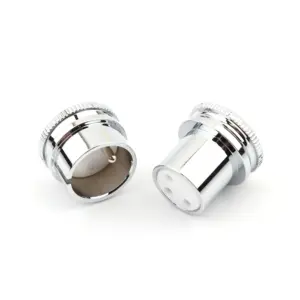 Rhodium Plated Copper XLR Plug Caps Set 13 H993c82c1c73d465c98b7b3ca81801e4eo