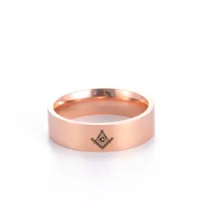 Stainless Steel Masonic Ring in Multiple Colors 14 H9a1d881da1bf426d821a019b69d3517el
