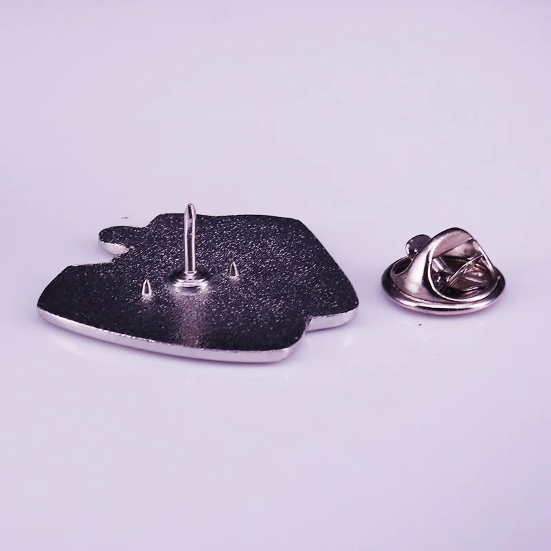 Copper Face Brooch, 30mm, Minimalist Design 2 Copper Face Brooch, 30mm, Minimalist Design - Image 2