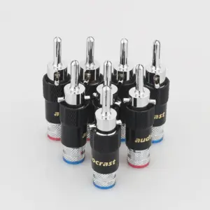 Premium Silver-Plated Banana Speaker Plugs (Set of 8) 8 H9d327613a68346c9b5cc9e39fd1c02b8o