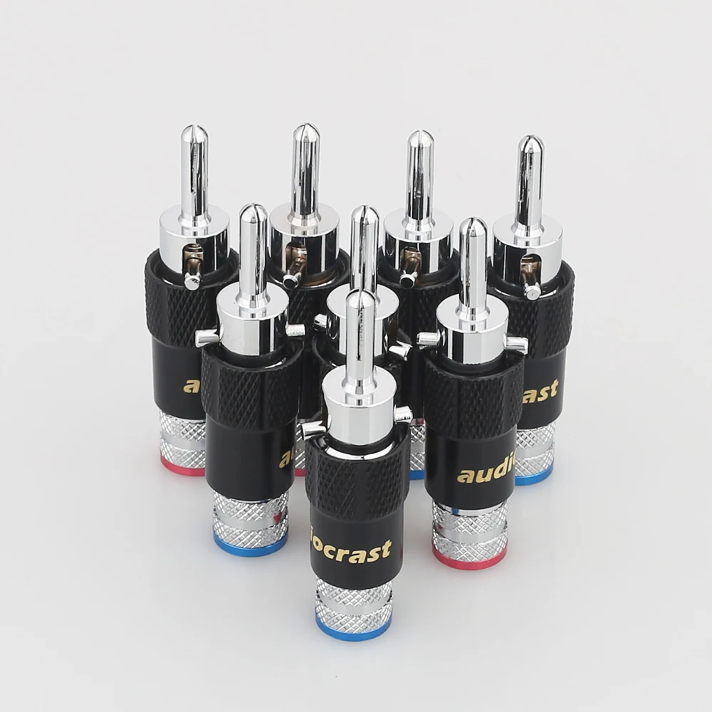 Premium Silver-Plated Banana Speaker Plugs (Set of 8) 3 Premium Silver-Plated Banana Speaker Plugs (Set of 8) - Image 3