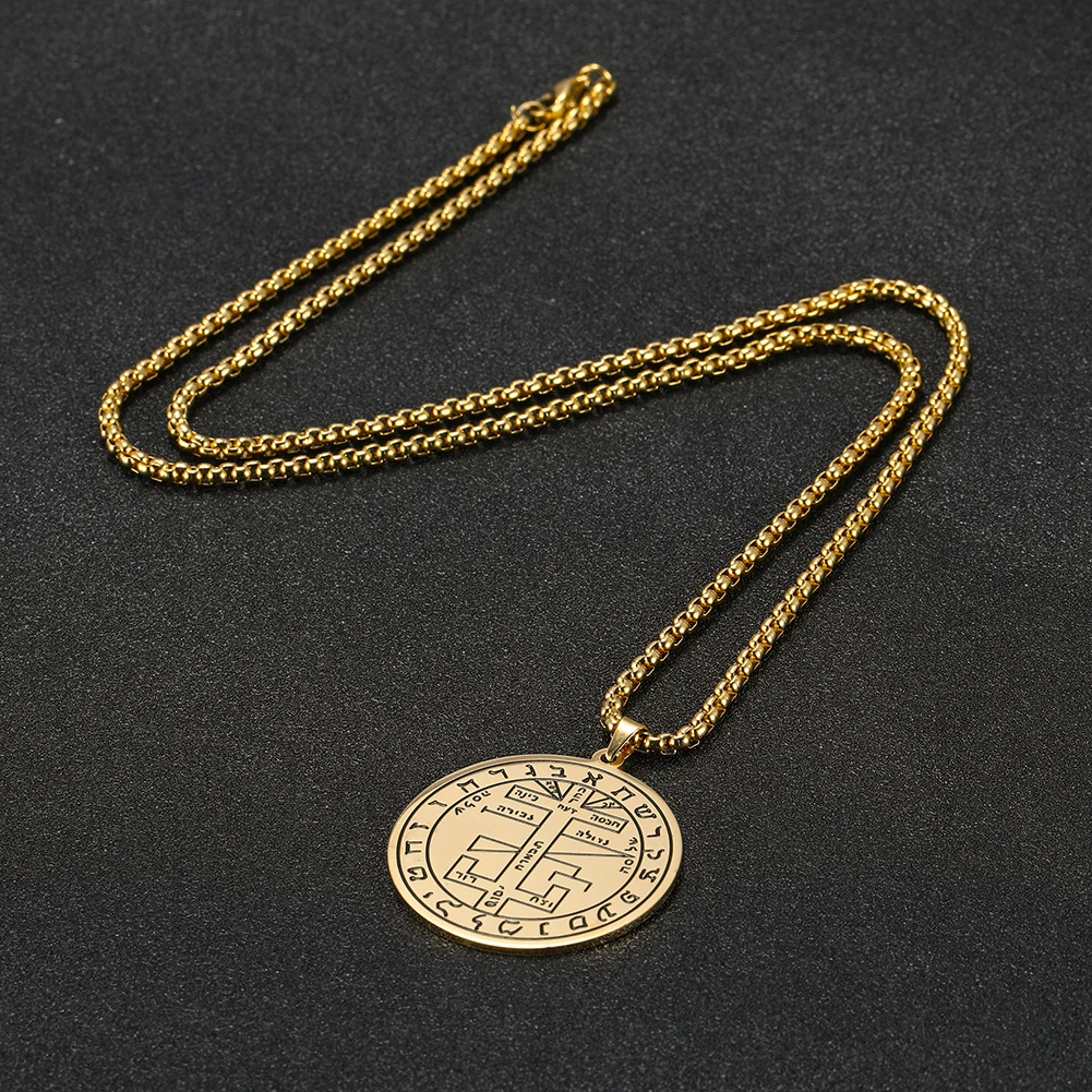 Mystical Brass Warrior Talisman Necklace 4 Mystical Brass Warrior Talisman Necklace - Image 4