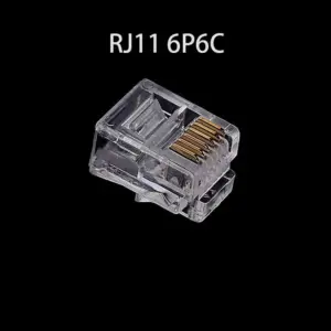 RJ11 Connector Set 20/50/100 Pack with Gold Plated Contacts 13 HLB1A mlTCzqK1RjSZFpq6ykSXXaJ