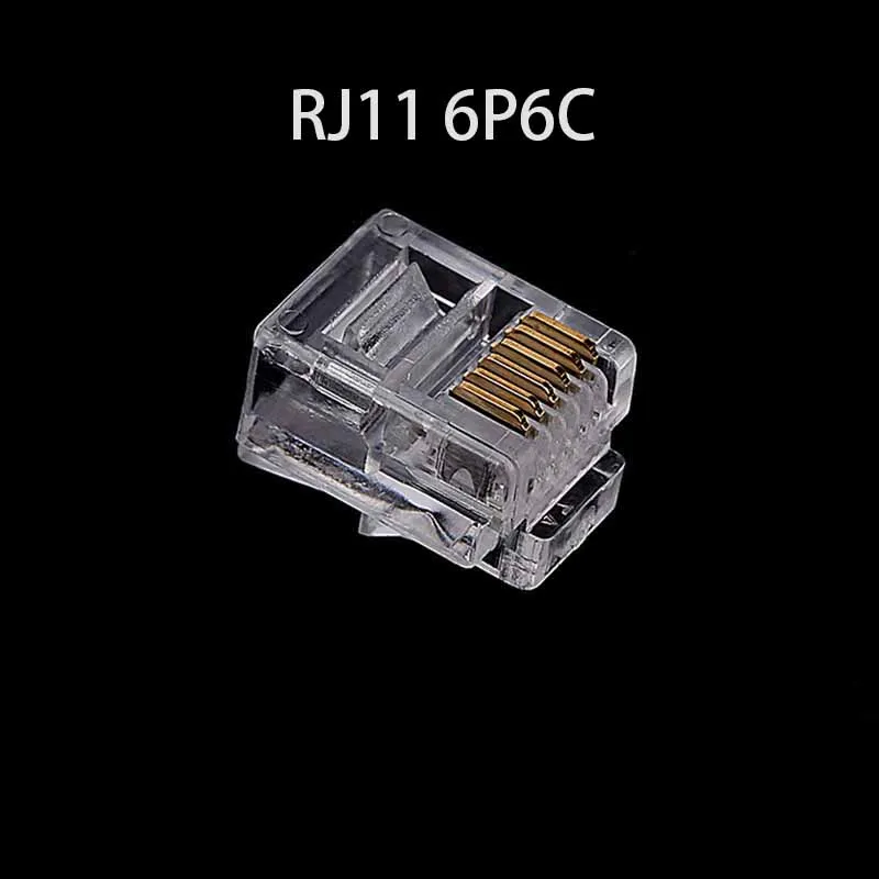 RJ11 Connector Set 20/50/100 Pack with Gold Plated Contacts 4 RJ11 Connector Set 20/50/100 Pack with Gold Plated Contacts - Image 4