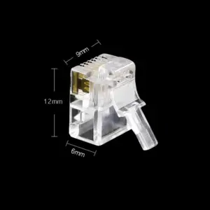 RJ11 Connector Set 20/50/100 Pack with Gold Plated Contacts 14 HLB1NHmaTCrqK1RjSZK9q6xyypXaj