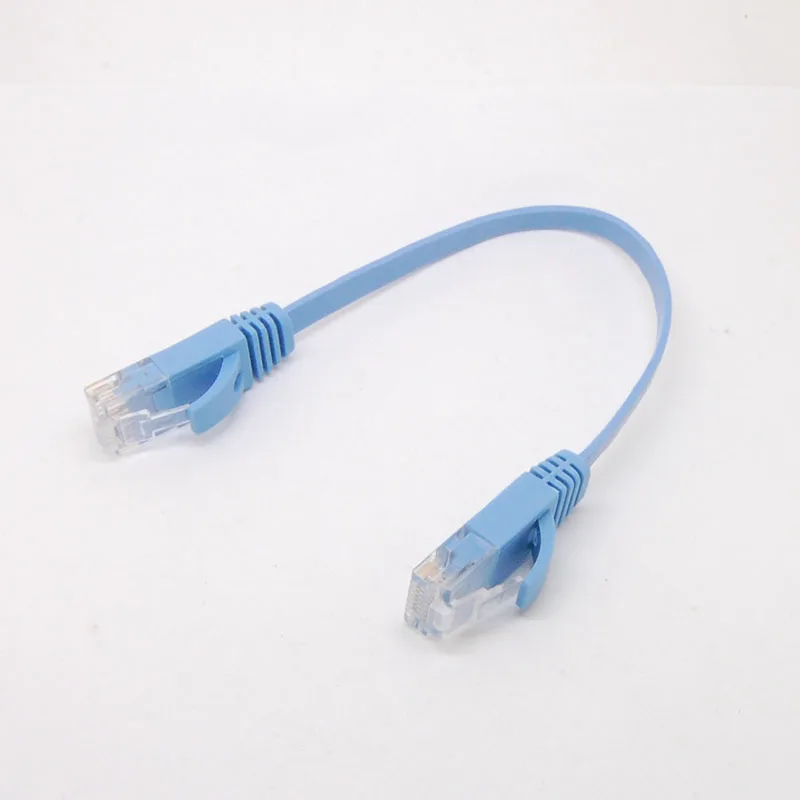 Light Blue 20cm CAT6 Ethernet Cable for Indoor Use 4 Light Blue 20cm CAT6 Ethernet Cable for Indoor Use - Image 4