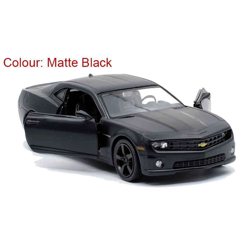 Chevrolet Camaro 1:36 Matte Black Diecast Model 5 Chevrolet Camaro 1:36 Matte Black Diecast Model - Image 5