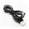 3-ft Black USB Power Cable with Barrel Connector