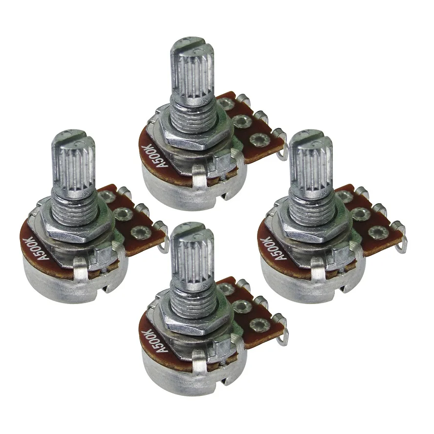 Mini Guitar Potentiometers Set of 4 6 Mini Guitar Potentiometers Set of 4 - Image 6