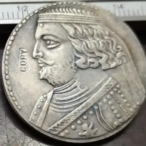 Silver Parthia Orodes II Replica Coin 30-40mm