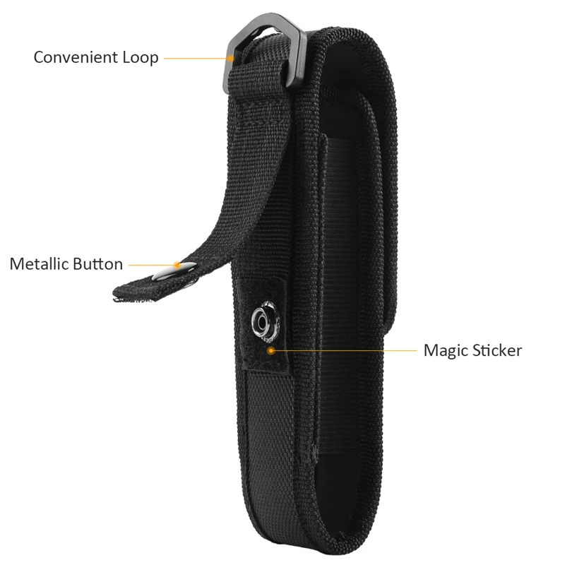 Durable Nylon Flashlight Pouch for Outdoors 4 Durable Nylon Flashlight Pouch for Outdoors - Image 4