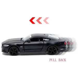 Matte Black Ford Mustang 1:36 Diecast Model 11 HTB14TuFatzvK1RkSnfoq6zMwVXam