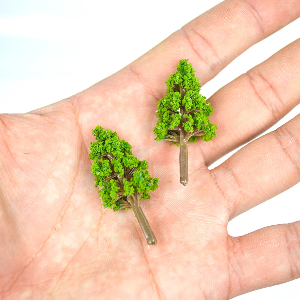 Miniature Plastic Trees Set for Dioramas 2 Miniature Plastic Trees Set for Dioramas - Image 2