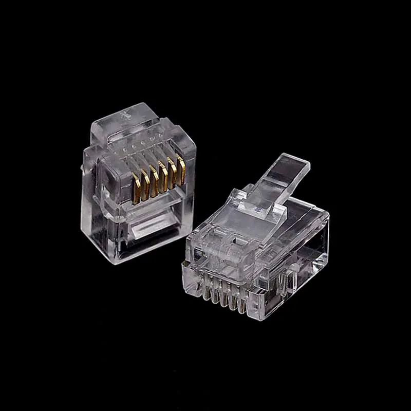 RJ11 Connector Set 20/50/100 Pack with Gold Plated Contacts 6 RJ11 Connector Set 20/50/100 Pack with Gold Plated Contacts - Image 6