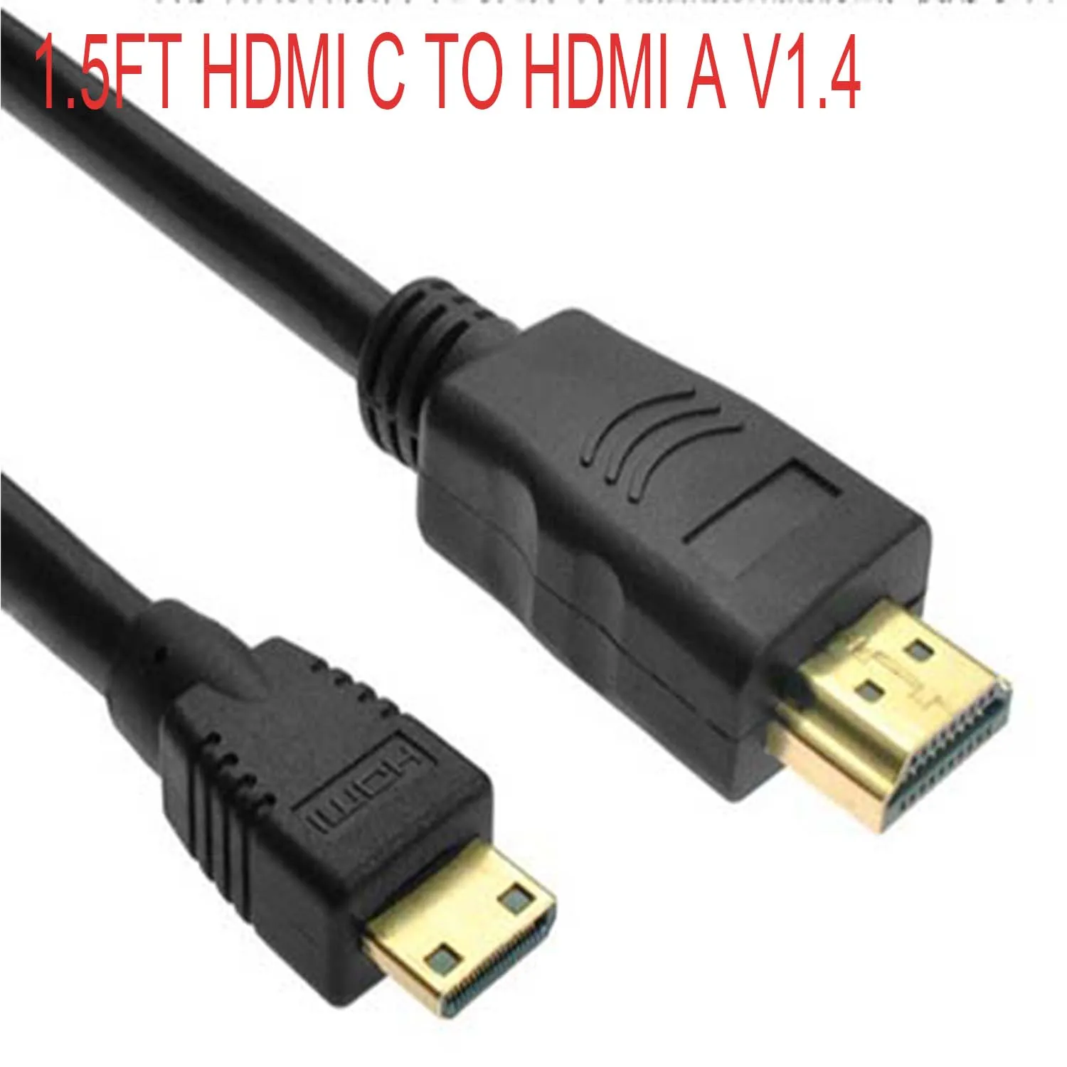 High-Speed 1.5m HDMI Mini to Standard Cable 2 High-Speed 1.5m HDMI Mini to Standard Cable - Image 2