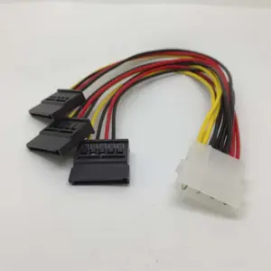 4-Pin Molex to 3 SATA Power Splitter Cable 6 HTB182DwRFXXXXbaaXXXq6xXFXXXz