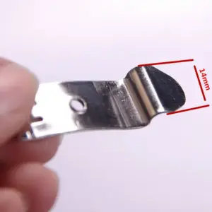 Black Aluminum Guide Rail Buckle 35mm for DIN Rails 6 HTB18zZQXpOWBuNjy0Fiq6xFxVXab