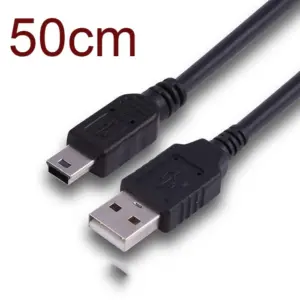 USB 2.0 A to Mini 5-Pin B Data Cable 50cm